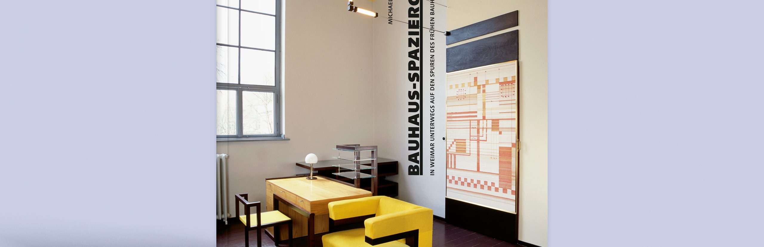Cover des Buchs »Bauhaus-Spaziergang«. Herausgeber, Michael Eckardt. Bauhaus-Universitätsverlag Weimar. 1. Auflage 2009. 3. aktualisierte Auflage 2020.