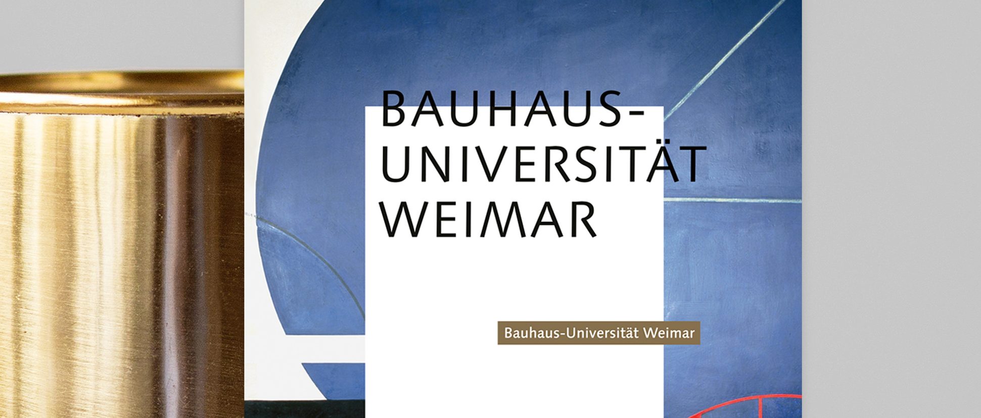 Cover vom Imageflyer der Bauhaus-Universität Weimar.